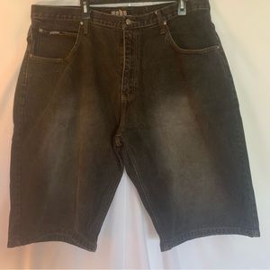 WEBS Authentic Style Mens Stone Washed Denim Short